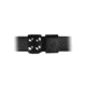 Boston Leather Doub Wide Keeper With Nkl Snap Bw - 5496-3-BLK