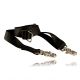 Boston Leather Firefighter's Radio Strap - Original 1 1/4, Black - 6543-5