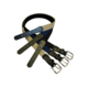 Boston Leather Leather Tipped 1-1/4 Webbelt - 6270-30-30