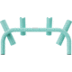 Bote Rocket Rac, Seafoam, BRR-23-SF