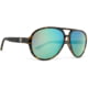 BREAKLINE OPTICS Roadie Sunglasses, Dark Brown Tortoise / Ghost Green Mirror, BL-ROD-DH-GGM-P.03