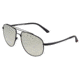 Breed Asteroid Sunglasses, Black Titanium Frame, Silver Polarized Lens, Black/Silver, One Size, BSG052BK