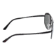 Breed Asteroid Sunglasses, Black Titanium Frame, Silver Polarized Lens, Black/Silver, One Size, BSG052BK