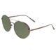 Breed Barlow Sunglasses, Brown Titanium Frame, Black Polarized Lens, Brown/Black, One Size, BSG055RB