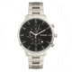 Breed Holden Chronograph Bracelet Watch w/ Date, Silver/Black, BRD7802
