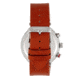 Breed Chronograph Leather-Band Watch w/Date, Brown/Silver, BRD8607, Brown/Silver, One Size, BRD8607