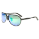 Breed Earhart Polarized Aluminium Sunglasses - Mens, Gunmetal Frame, Blue/Green Polarized Lens, Gunmetal/Blue-Green, One Size, BSG011GM