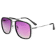 Breed Flyer Polarized Sunglasses - Mens, Black Frame, Purple Lens, Black/Purple, One Size, BSG068C5