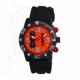Breed Grand Prix Chronograph Mens Watch, Orange Dial, 45mm Case Diameter BRD3908