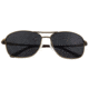Breed Hera Sunglasses, Bronze Titanium Frame, Black Polarized Lens, Bronze/Black, One Size, BSG054BN