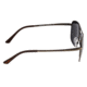 Breed Hera Sunglasses, Bronze Titanium Frame, Black Polarized Lens, Bronze/Black, One Size, BSG054BN