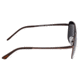 Breed Hera Sunglasses, Brown Titanium Frame, Black Polarized Lens, Brown//Black, One Size, BSG054RB