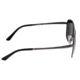 Breed Hera Sunglasses, Gunmetal Titanium Frame, Black Polarized Lens, Gunmetal/Black, One Size, BSG054GY