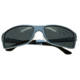 Breed Kaskade Sunglasses, Blue Titanium Frame, Black Lens BSG016BL