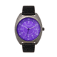 Breed Leather-Band Watch, Purple/Black, BRD9206, Purple/Black, One Size, BRD9206