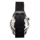 Breed Leather-Band Watch w/Second Sub-dial, Black, BRD8806, Black, One Size, BRD8806