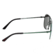 Breed Mount Sunglasses, Green Titanium Frame, Silver Polarized Lens, Green/Silver, One Size, BSG056GN