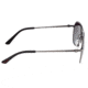 Breed Mount Sunglasses, Gunmetal Titanium Frame, Black Polarized Lens, Gunmetal/Black, One Size, BSG056GY