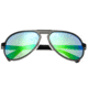 Breed Octans Sunglasses, Gunmetal Titanium, Green Lens BSG028ST