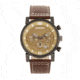 Breed Ryker Chronograph Leather-Band Watch w/ Date, Brown/Camel, One Size, BRD8205