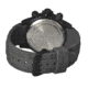 Breed Mens 4305 Salvatore Watch - Charcoal Silicone Band,Black Bezel,Strap Buckle,Charcoal Analog Dial,Silver Hand BRD4305