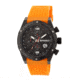 Breed Saturn Collection Mens Sport Watch, Orange BRD6607