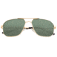 Breed Sunglasses Norma Polarized Sunglasses - Men's, Gold/Black, One Size, BSG064GD