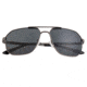 Breed Sunglasses Norma Polarized Sunglasses - Men's, Gunmetal/Black, One Size, BSG064SL