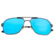 Breed Sunglasses Norma Polarized Sunglasses - Men's, Gunmetal/Blue, One Size, BSG064BL