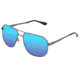 Breed Sunglasses Norma Polarized Sunglasses - Men's, Gunmetal/Blue, One Size, BSG064BL