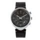 Breed Tempest Chronograph Leather-Band Watch w/Date, Black/Grey, One Size, BRD8603