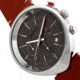 Breed Tempest Chronograph Leather-Band Watch w/Date, Brown/Grey, One Size, BRD8604
