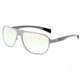 Breed Titanium And Carbon Fiber Polarized Sunglasses, Gunmetal/Green, BSG004SRG, Gunmetal/Green, One Size, BSG004SRG