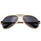 Breed Titanium Polarized Sunglasses, Gold/Black, BSG028GD, Gold/Black, One Size, BSG028GD