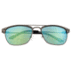 Breed Zodiac Sunglasses, Gunmetal Titanium Frame, Green/Blue Polarized Lens, Gunmetal/Green-Blue, One Size, BSG053GM