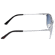 Breed Zodiac Sunglasses, Silver Titanium Frame, Blue Polarized Lens, Silver/Blue, One Size, BSG053SL