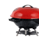 BRENTWOOD Portable Charcoal BBQ Grill with Wheels, Red, 17, BB-1701