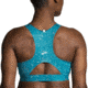 Brooks Drive 3 Pocket Run Bra - Womens, Lagoon Speckle Print, 38AB, 350080464.038AB