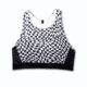 Brooks Drive 3 Pocket Run Bra - Womens, Speed Check B/W, 34AB, 350080004.034AB