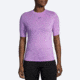 Brooks High Point Short Sleeve - Womens, Bright Purple, Small, 221638558.025