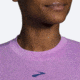 Brooks High Point Short Sleeve - Womens, Bright Purple, Small, 221638558.025