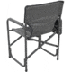 Browning Camping Rimfire Folding Chair w/Multi-Position Side Table, Charcoal/Gray, 8532558