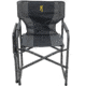 Browning Camping Rimfire Folding Chair w/Multi-Position Side Table, Charcoal/Gray, 8532558