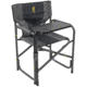 Browning Camping Rimfire Folding Chair w/Multi-Position Side Table, Charcoal/Gray, 8532558