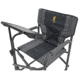 Browning Camping Rimfire Folding Chair w/Multi-Position Side Table, Charcoal/Gray, 8532558