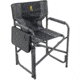 Browning Camping Rimfire Folding Chair w/Multi-Position Side Table, Charcoal/Gray, 8532558