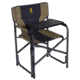 Browning Camping Rimfire Folding Chair w/Multi-Position Side Table, Khaki/Coal, 8532514
