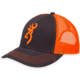 Browning Flashback Cap,Charcoal/Neon Orange 308177621