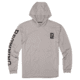 Browning Hooded Long Sleeve Sun Shirt - Mens, Gray, 3XL, 3010729706