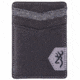 Browning Leather Front Pocket Wallet, Black BGT1178